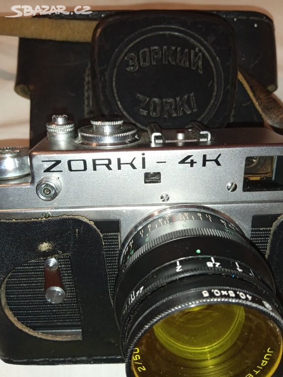 Fotoaparát zn. ZORKI - 4 K MADE IN USSR + pouzdro