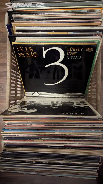 LP - vinyly, převážné hudba ČSSR, 70.-90. léta