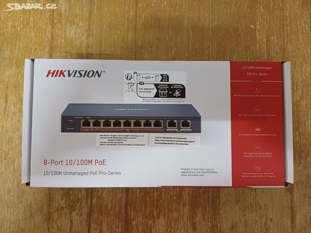 Poe switch Hikvision DS-3E0310HP-E