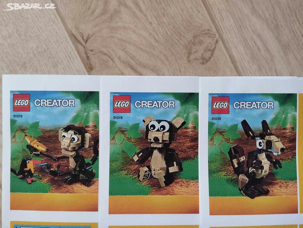 LEGO Creator 3v1 31019 Zvířátka z džungle