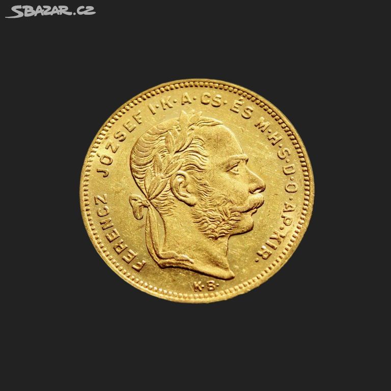 Jedinečný 8 Zlatník 1877 KB František Josef I.