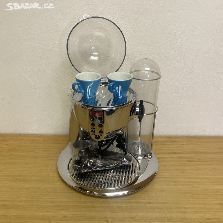 Pákový kávovar Bodum 3020 / designový /chrom /sklo