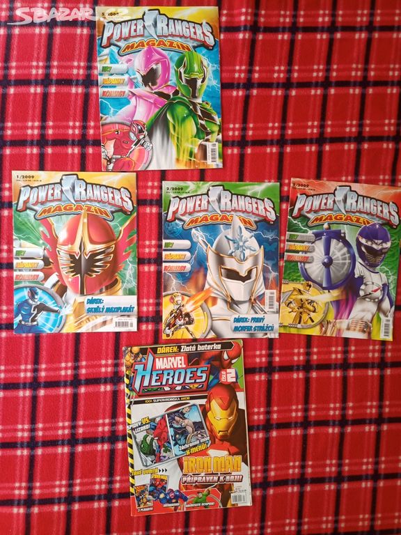Prodám časopisy Power Ranger magazín, kus 20 Kč