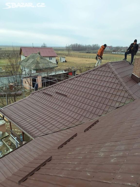 Střechy pokrývači klempíří práce