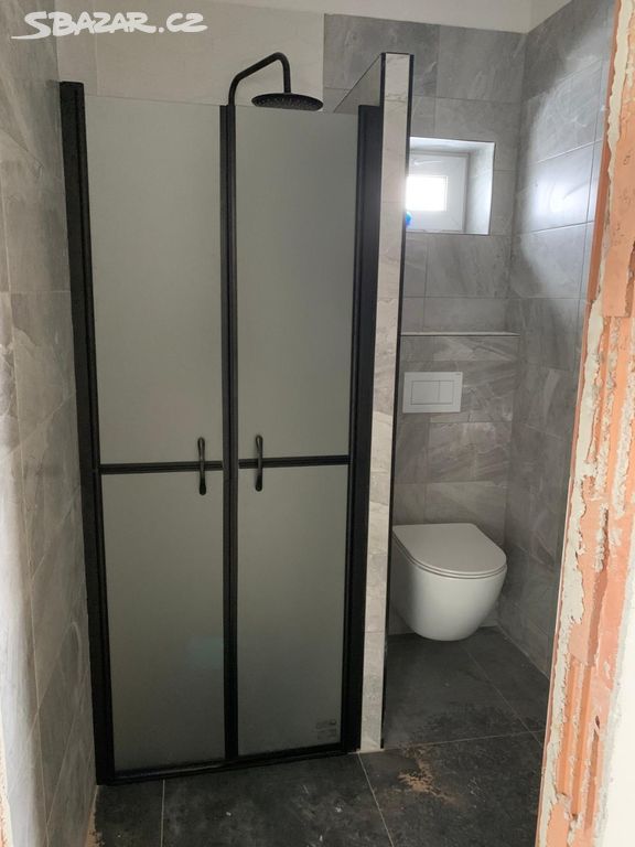 Matné sprchové dveře 91x190 cm