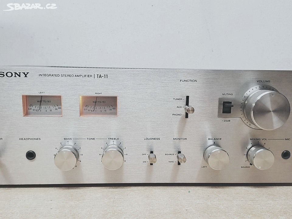 Vintage stereo zesilovač Sony TA-11