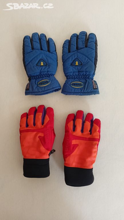 2 x dětské lyžařské rukavice vel. 6
