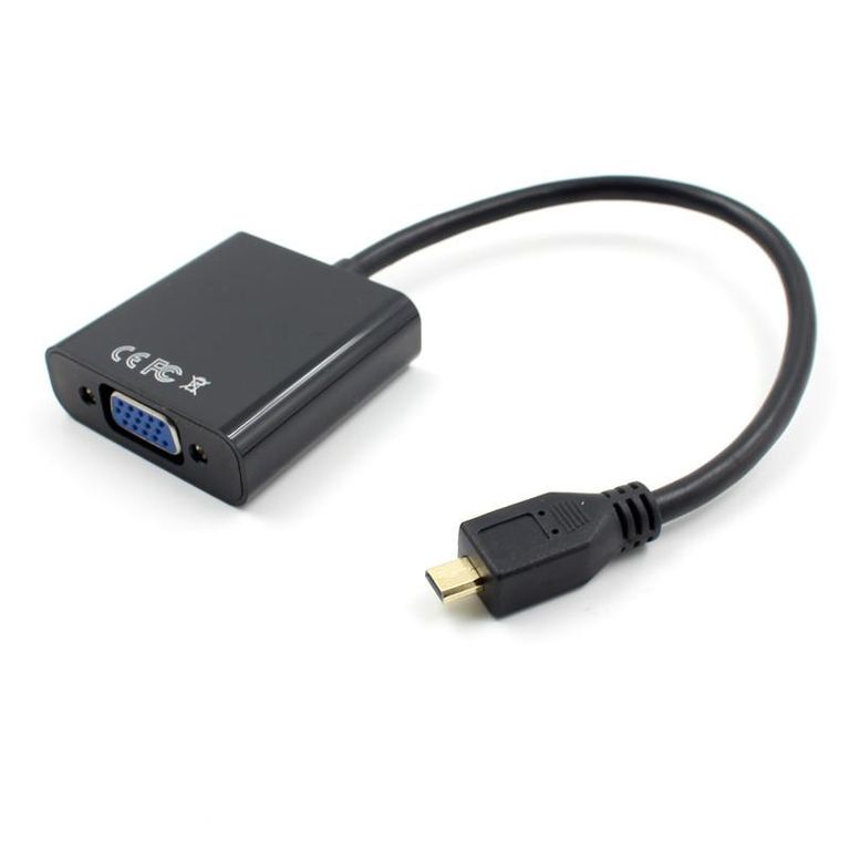 HDMI D ( Micro-HDMI ) na VGA Převodník,