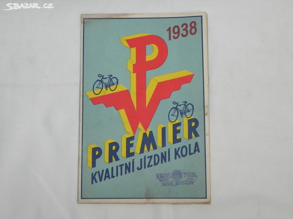 Katalog kvalitní jízdní kola PREMIER 1938