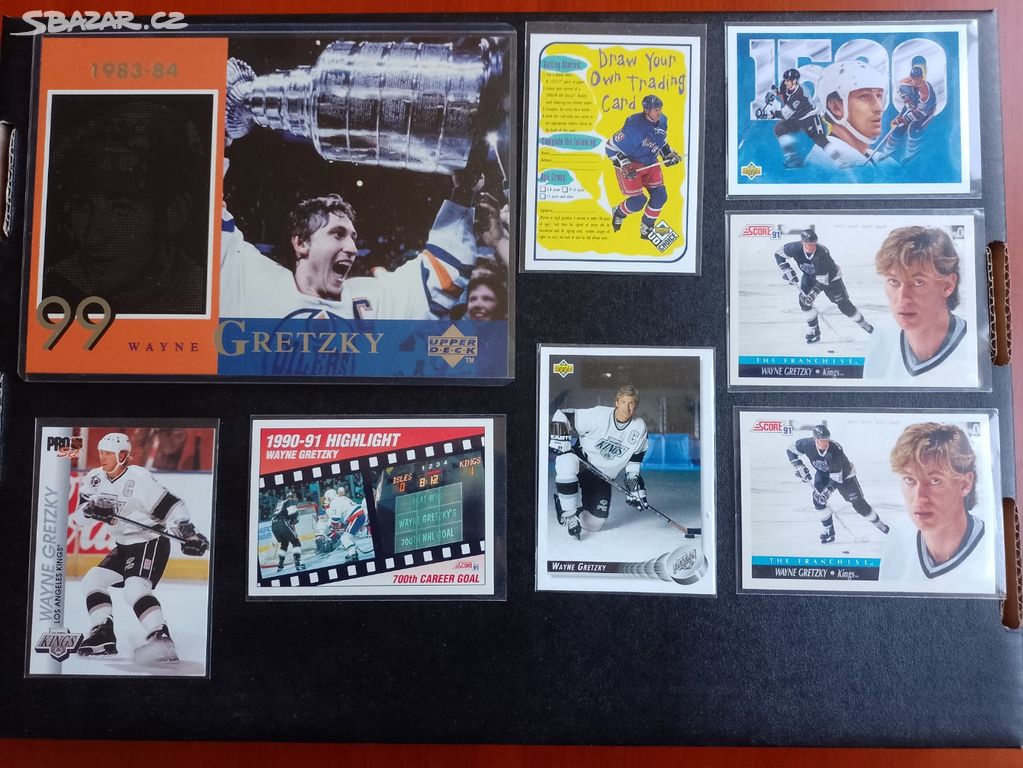 Hokejové karty Wayne Gretzky