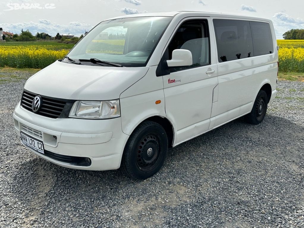 Volkswagen Transporter 1.9 tdi 5mist tažné 2200 kg