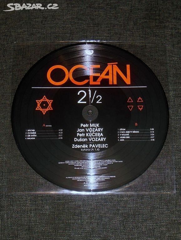 LP picture vinyl Oceán - 2 1/2 (1992) / VERY RARE