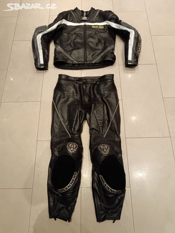 Arlen Ness-Pánská kožená moto kombinéza,dvoudílná