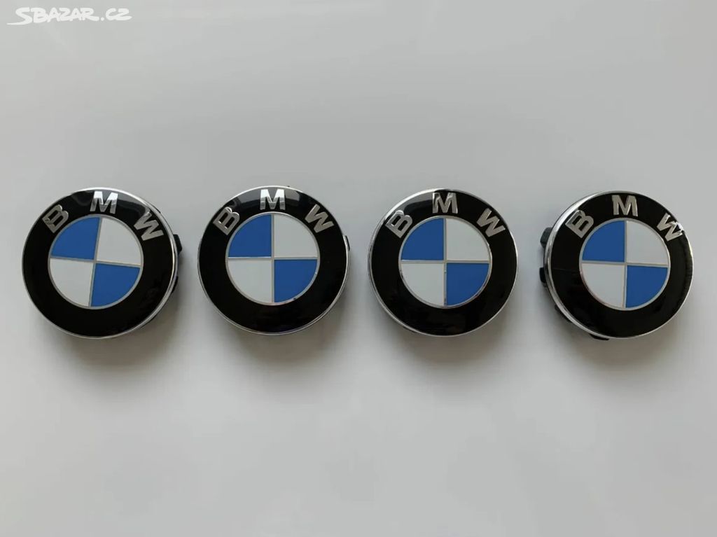 Nové BMW středové krytky pokličky 68 mm SADA