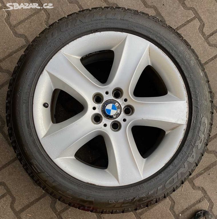 Sada originál BMW 9x19" ET48 Přední 5x120x74Dunlop