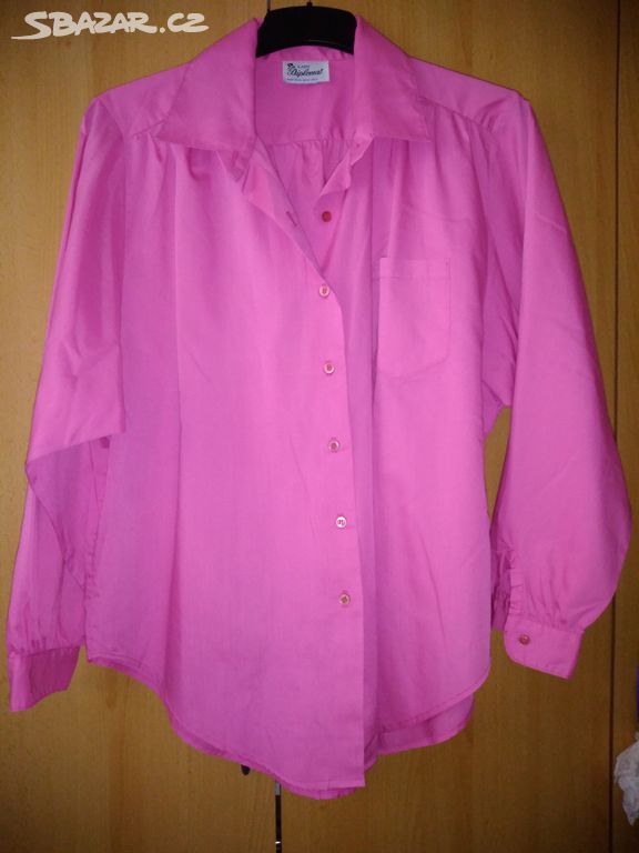 Růžová košile/halenka - bavlna