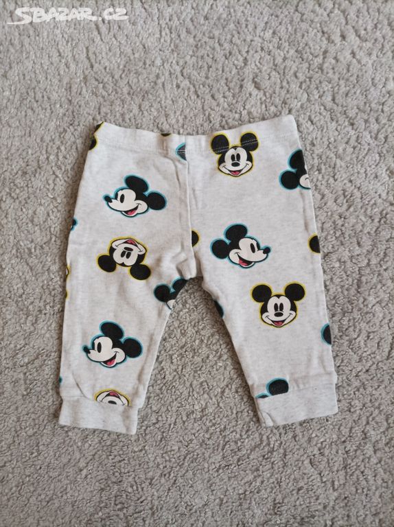 Tepláky, kalhoty, Mickey, zn. Disney, vel. 74