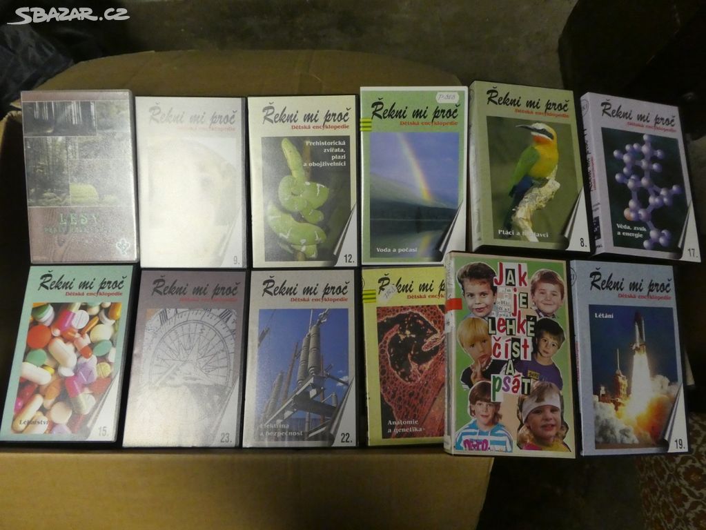 Video kazety VHS a MC