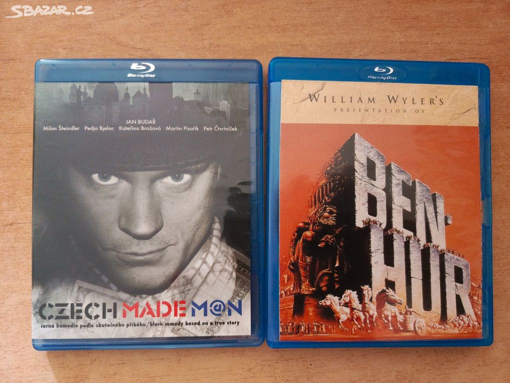 Blu-ray BR disc BEN HUR + Czech Made M@n Man Budař