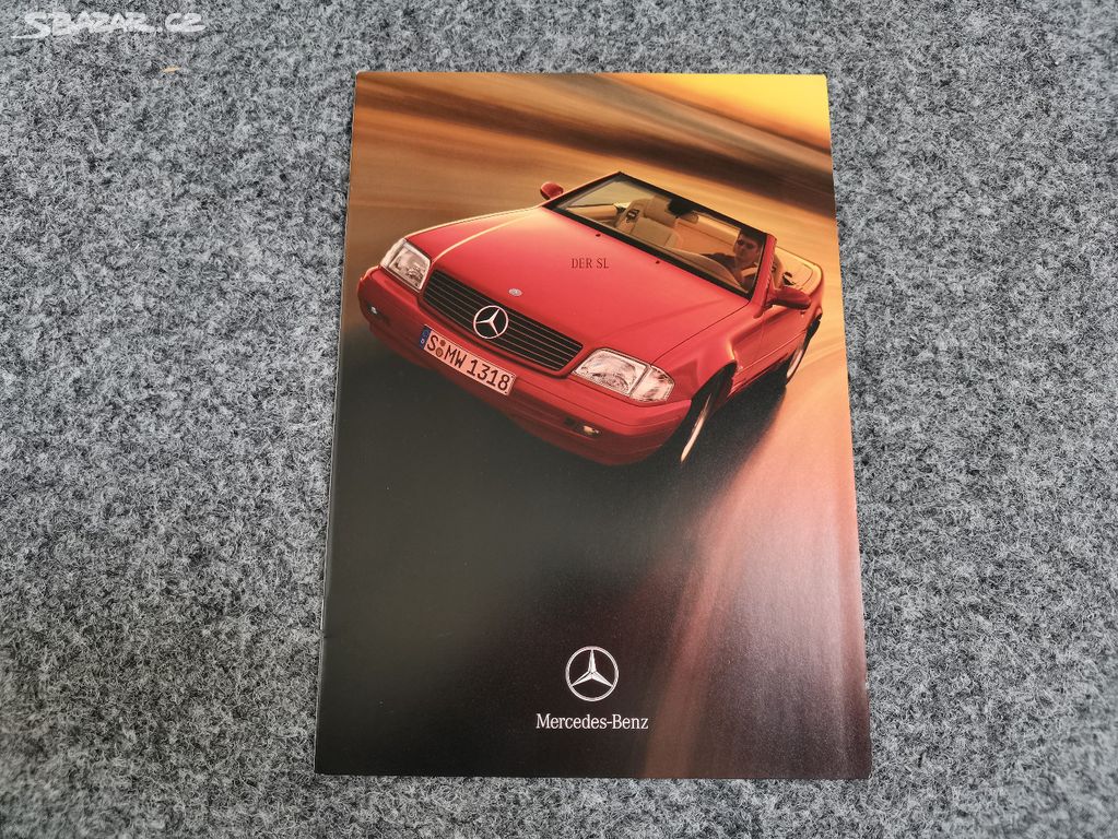 Prospekt Mercedes-Benz SL R129, 24 stran 1998, D