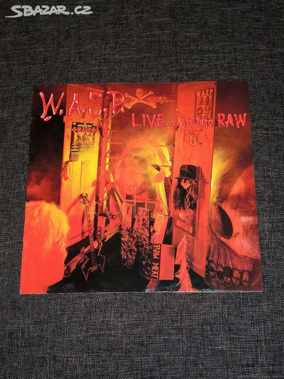 LP W.A.S.P. - Live... In The Raw (1987) 1. VYDÁNÍ