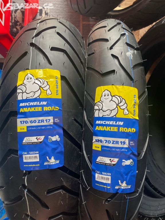 Pneu Michelin Anakee Road 120/70-19 a 170/60-17