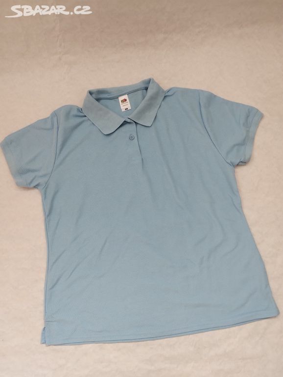 Kvalitní bavlněné tričko s límečkem dámské - XL