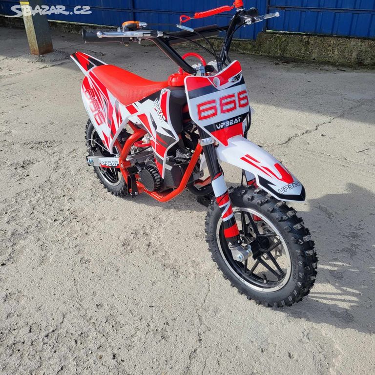 Minicross UPBEAT Gazelle 49cc 2T 10 červená