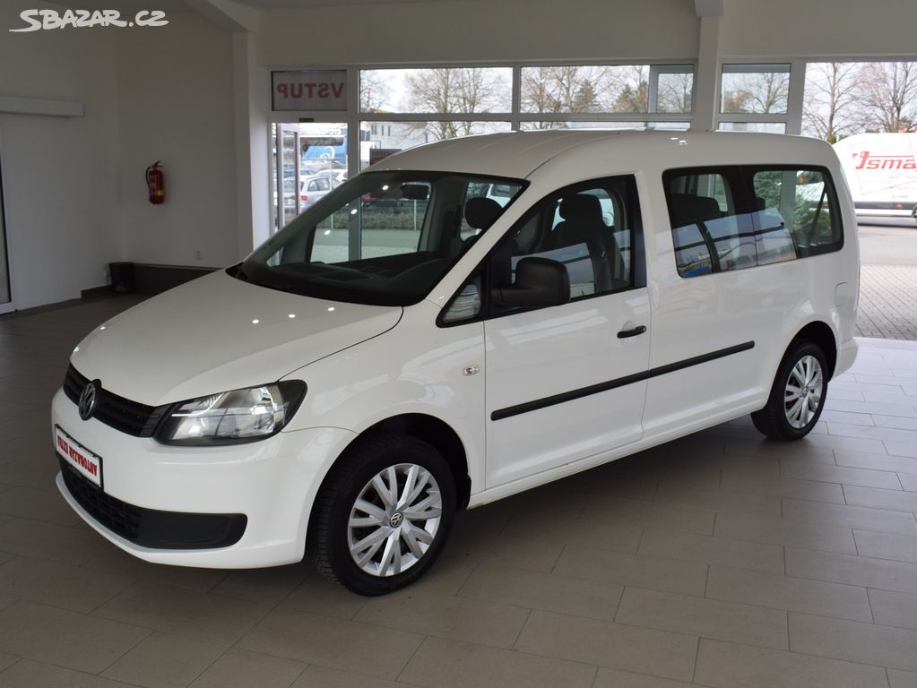 Volkswagen Caddy 1,6 TDi, MAXI, 7-míst,odpočet DPH