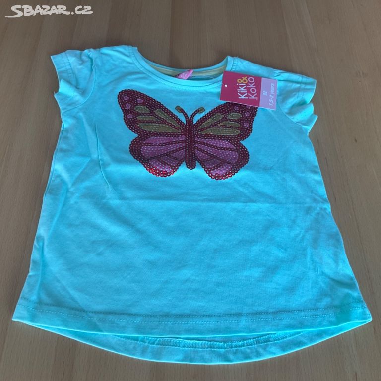 NOVÉ- dívčí tričko Kiki Koko- 92- daruji k nákupu
