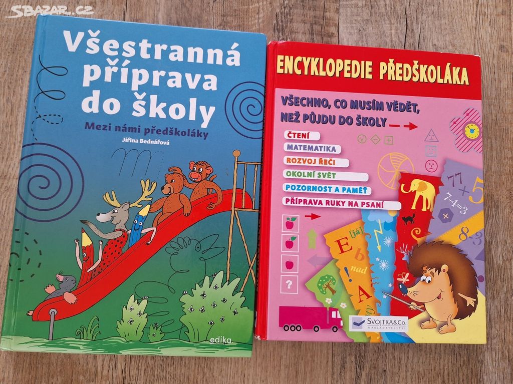 Knihy pro předškoláky  1+1 zdarma
