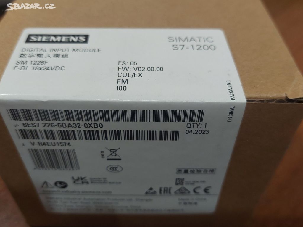 6ES7226-6BA32-0XB0 F-DI 16X 24 V DC simatic