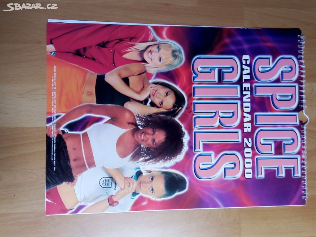 Kalendář 2000 Spice Girls