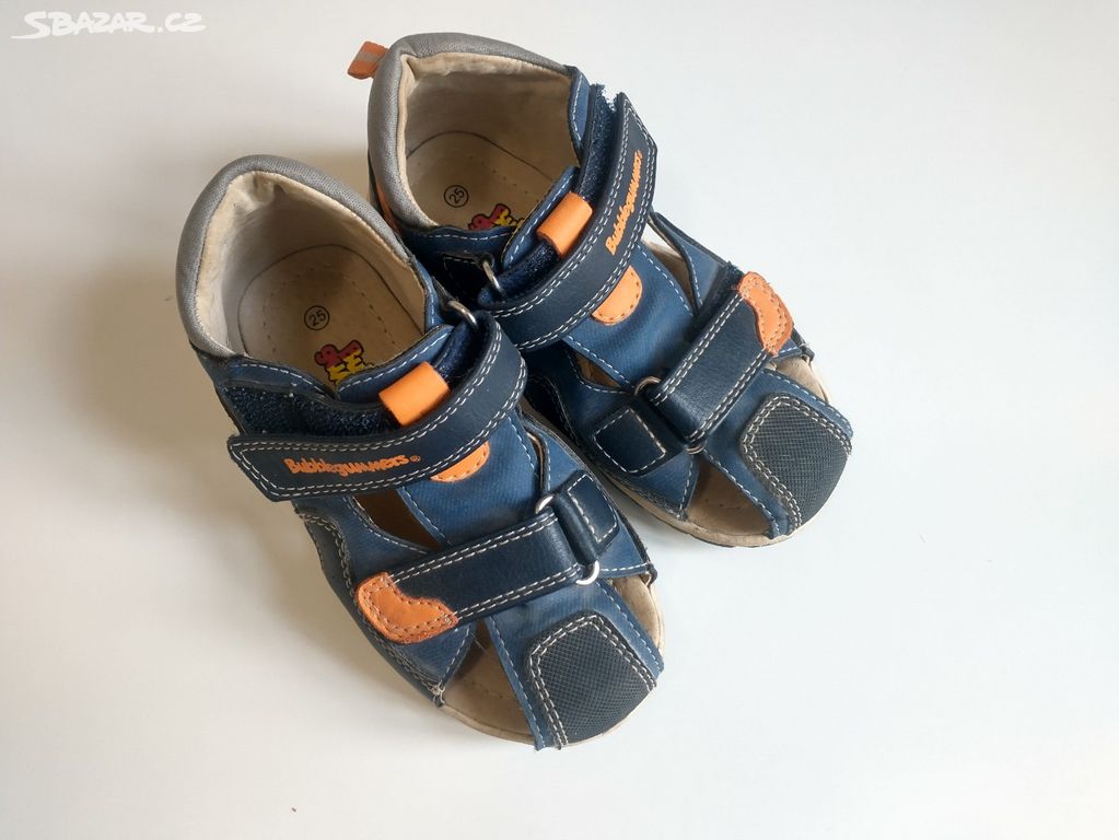 Dětské kožené chlapecké sandály Baťa vel. 25