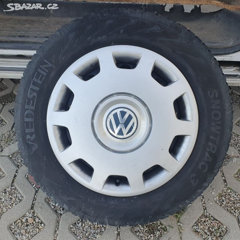 Koncernové plechové disky VW 15" 5x112 s poklicemi