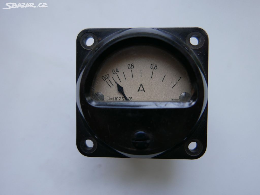 Panelový ampérmetr 0-1A