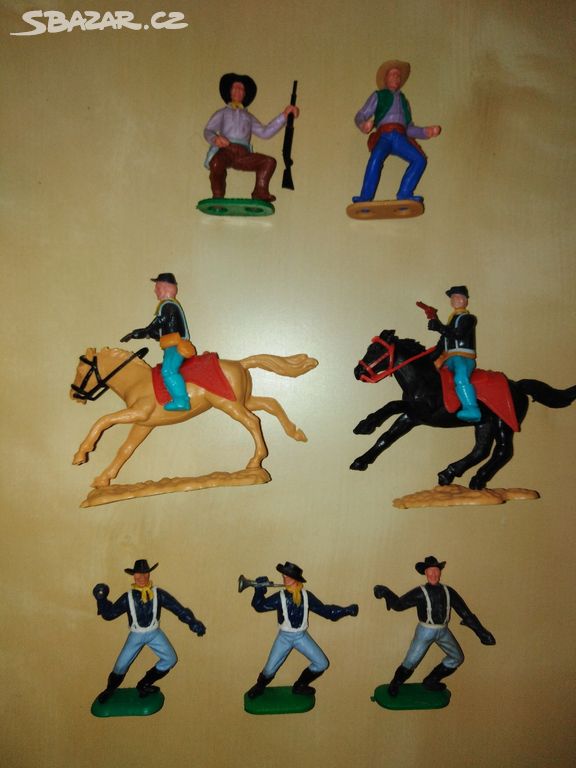 TIMPO TOYS figurky kovbojů a vojáků