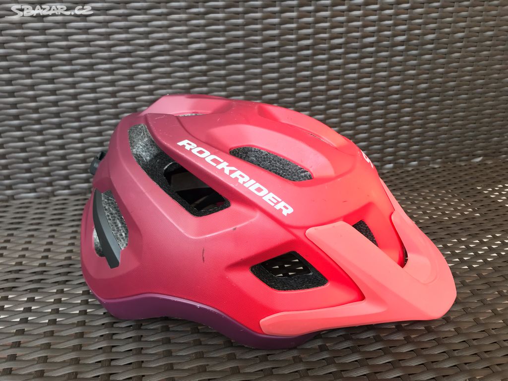 MTB helma Rockrider ST500 vel. M červená