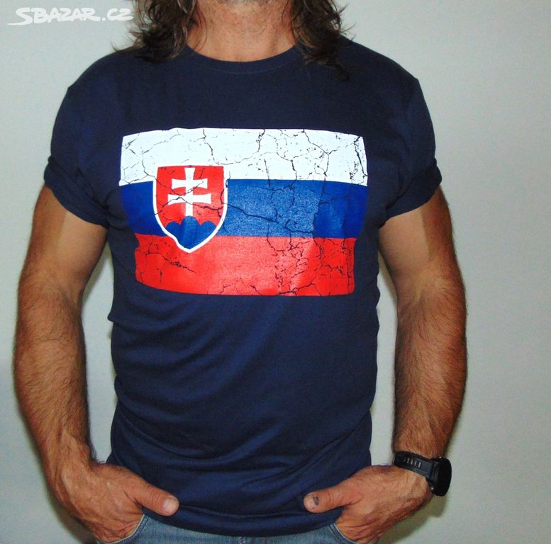 Tričko vlajka SLOVENSKÁ REPUBLIKA