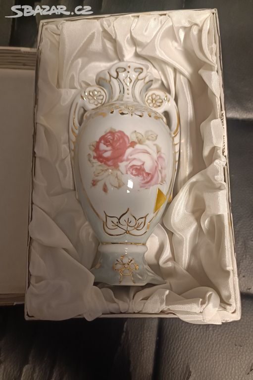 Porcelánová váza Royal DUX NOVÁ!!!! orig krabička