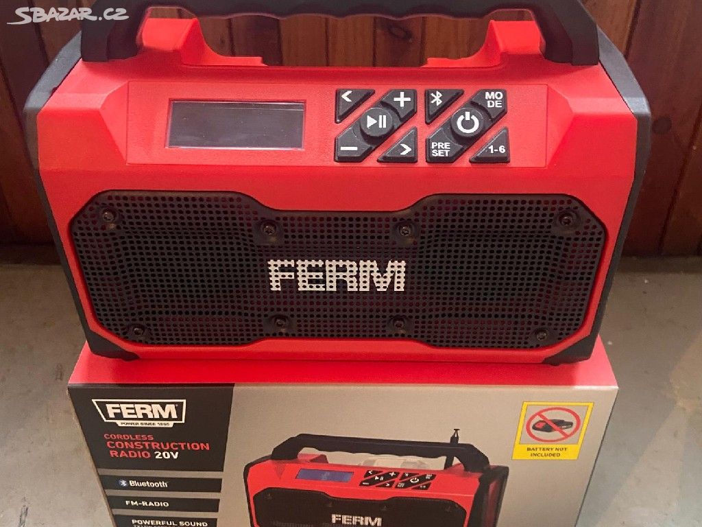 Stavební rádio Ferm - nové