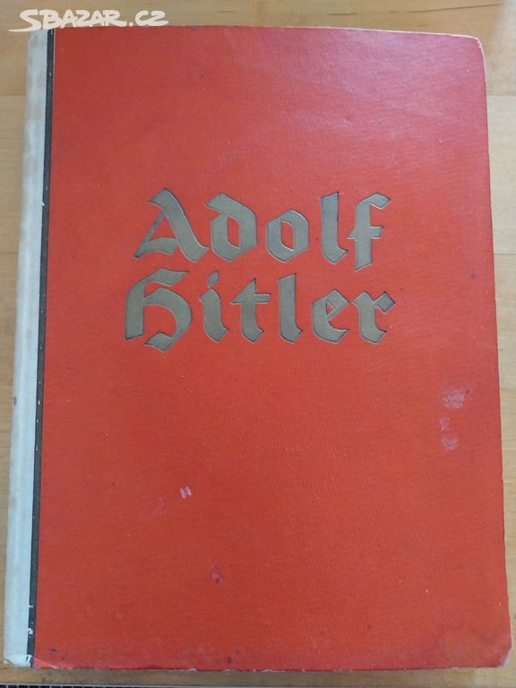 Origin. kniha věnovaná Adolfu Hitlerovi z 30. let