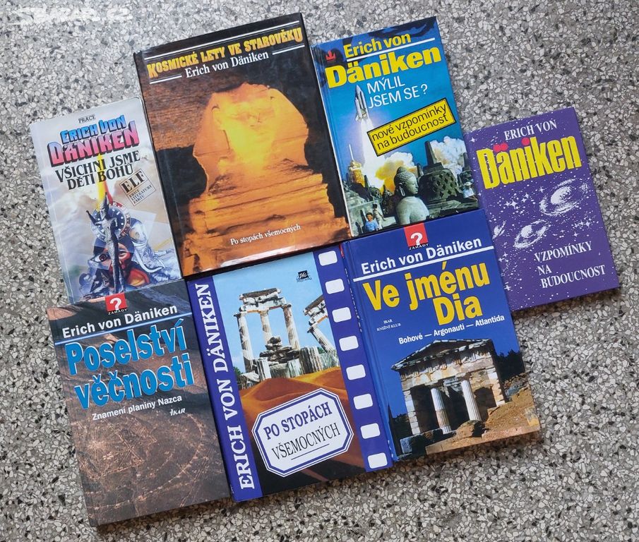 ERICH VON DÄNIKEN-těchto 7 knih za 199 Kč