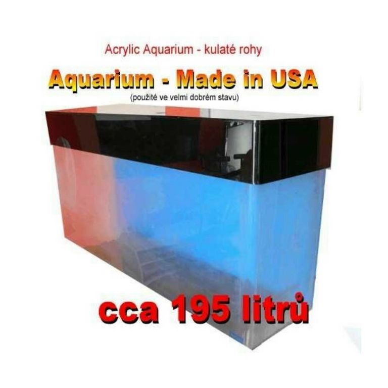 Acrylicové Aquarium 195 l  dovoz z USA ...