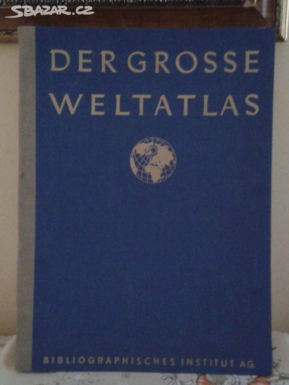 Velký světový atlas 1934 Lipsko