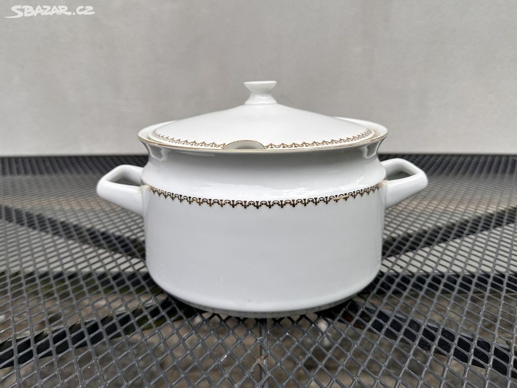 Stará porcelánová terina - mísa na polévku - Thun