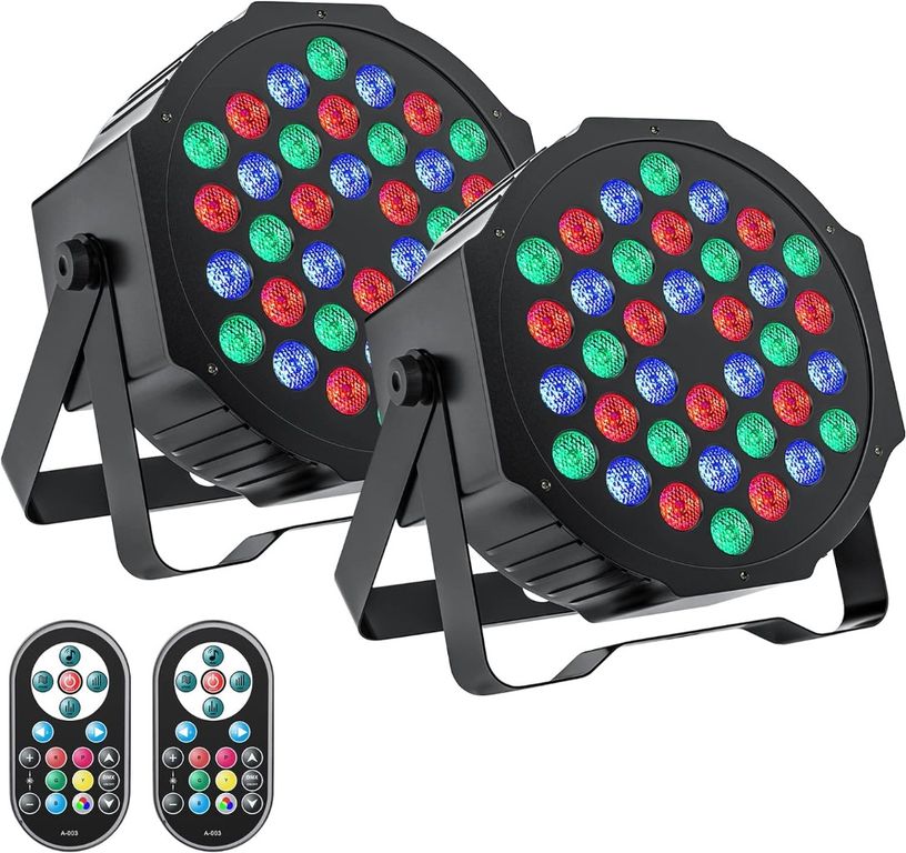 LED Par Lights Osvětlení RGB 36 LED cena za 2 ks