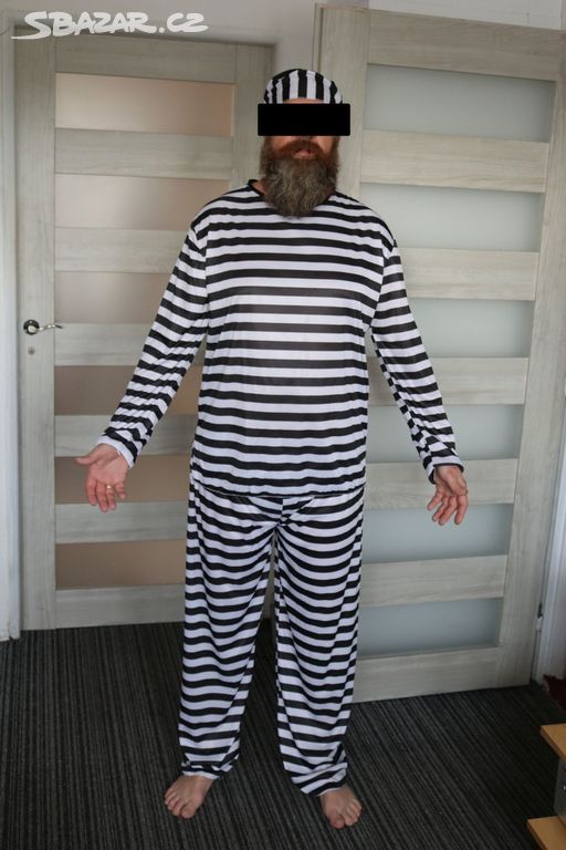 Kostým pro dospělé vězeň XL