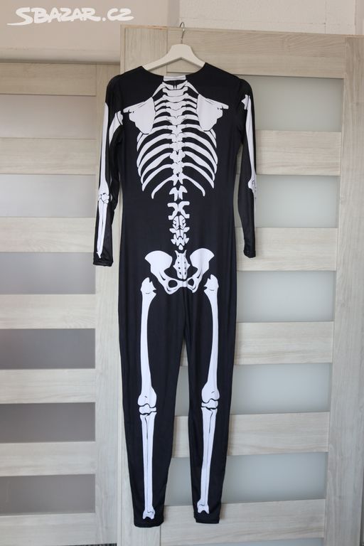 Kostým kostlivce skeleton vel. S na halloween