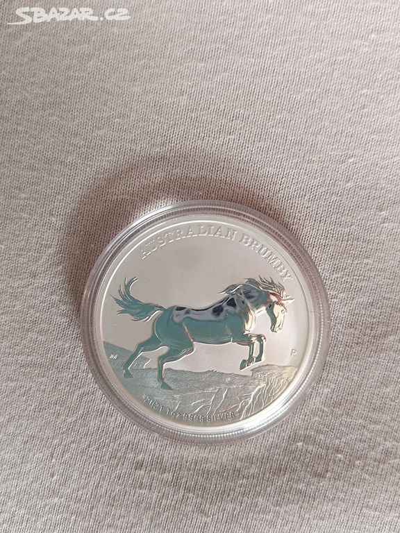 Investiční stříbro: 1 oz mince Brumby 2021